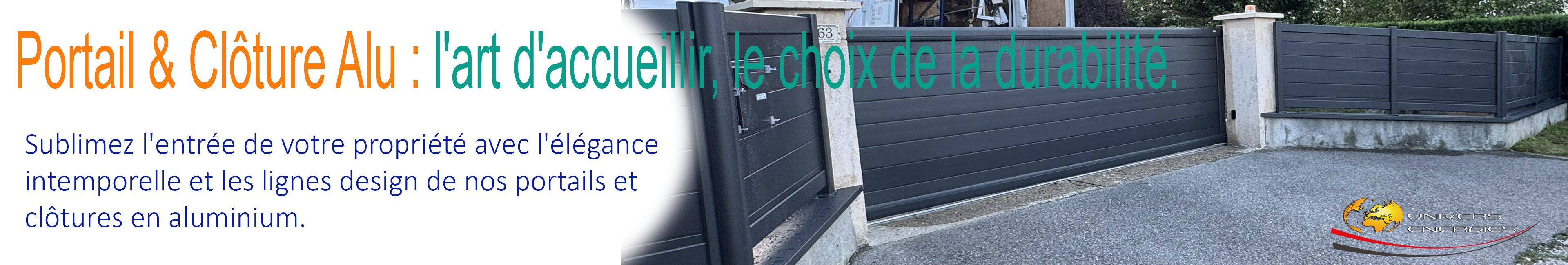 Portail et clôture aluminium